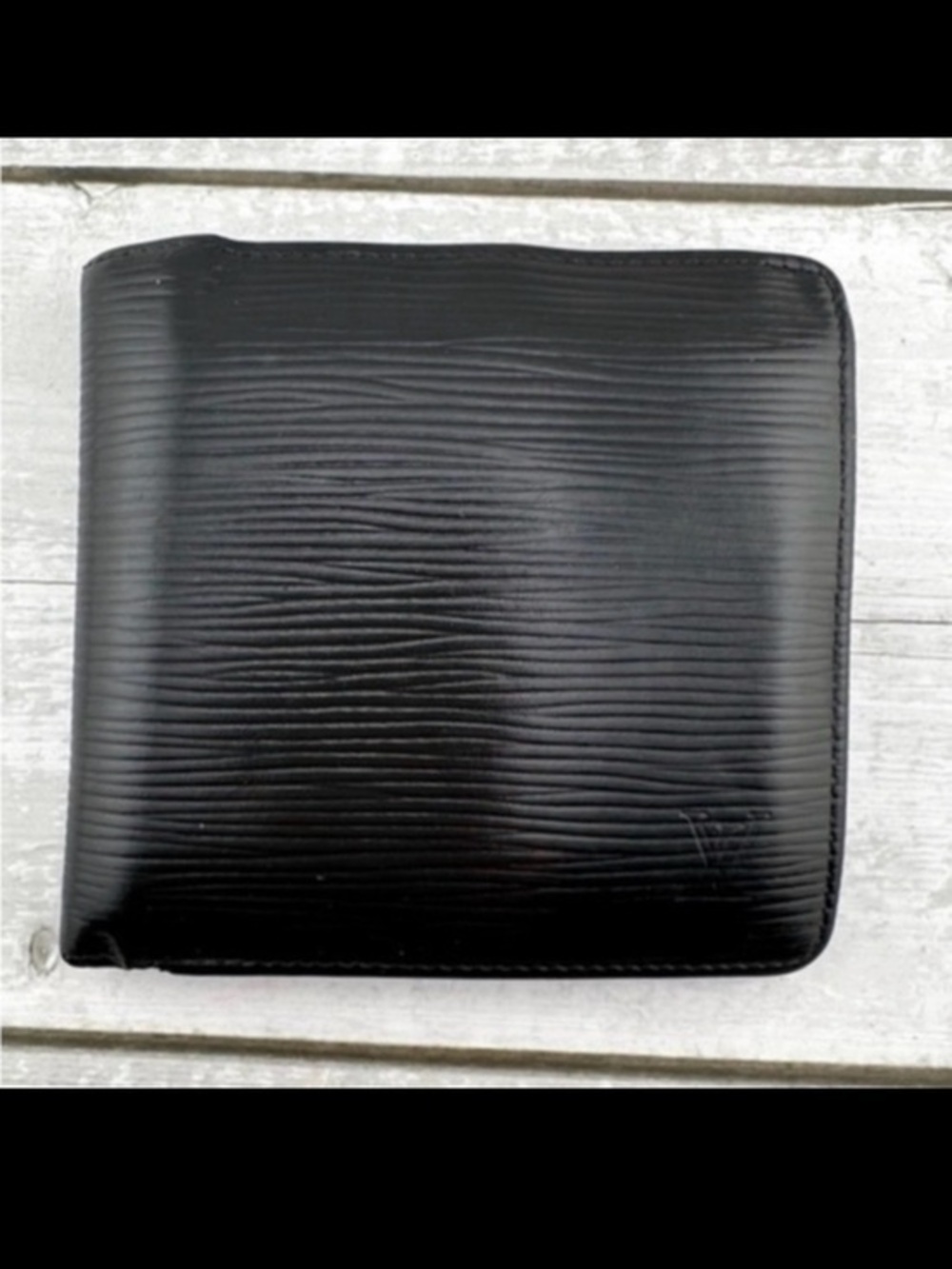 AUTHENTIC Louis Vuitton Marco Wallet. Previously owned. Color: Black.